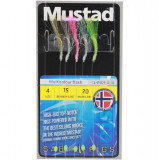 Taparina Mustad Multicolour Flash, 5buc (Marime Carlige: Nr. 6)