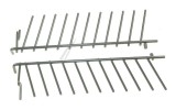 EINSATZ KLAPPSTACHELREIHE F&Uuml;R OBERKORB SILBER 00268044 pentru masina de spalat vase BOSCH/SIEMENS