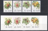 Madeira (Portugalia) 1991 - Fructe și plante din regiunea subtropicală, Serie + Carnet, MNH, Nestampilat
