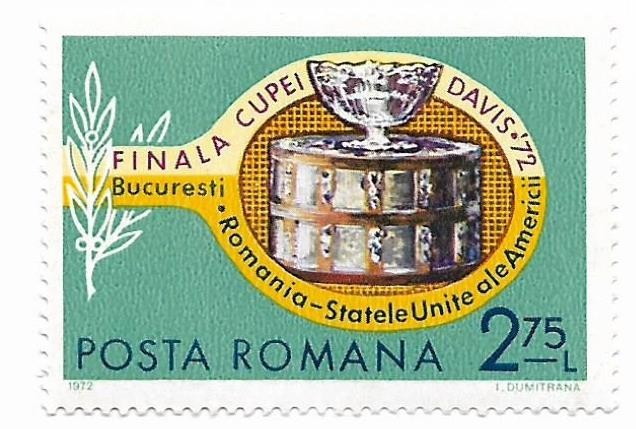 Romania (485) - Finala Cupei Davis, 1972, neobliterata