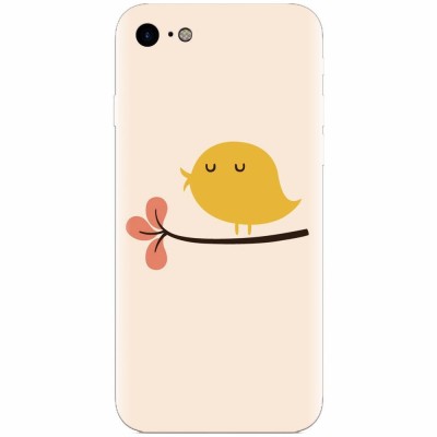 Husa silicon pentru Apple Iphone 5c, Flat Minimal Cute Bird Illustration foto