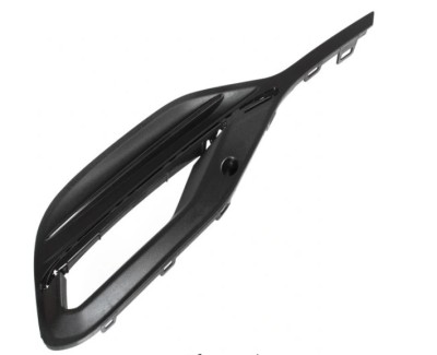 Grila bara protectie, spoiler Opel Astra K, 2020-02.2022, montare fata, dreapta, negru; cu locas ornamente; gauri proiectoare, RapidAuto foto