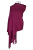 Fular dama uni 24U, 180x70cm, ciclam, Marime universala