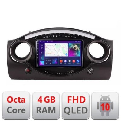 Navigatie Mini intre anii 2004-2006 Android Ecran QLED octa core 4+64 carplay android auto KIT-mini-03+EDT-E309V3 CarStore Technology foto