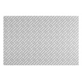 Suport farfurie cu model zigzag, 45x30 cm, gri-alb, CMCLASS