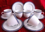 SET PORTELAN FRIESLAND GERMANIA MODEL LA BELLE BLAINE CESTI CAFEA CU FARFURII