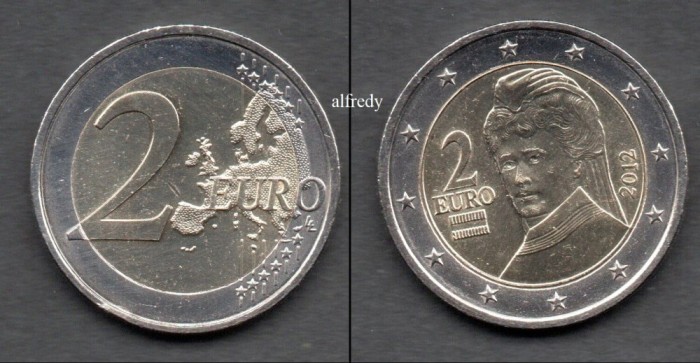 AUSTRIA 2012, 2 euro