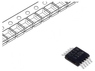 Driver High/Low-Side Controller pentru MOSFET, 2 Canale, VSSOP10 foto