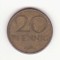 Germania (R.D.G./D.D.R) 20 Pfennig 1969
