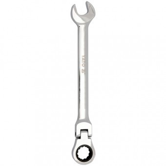 Cheie combinata articulata cu clichet Yato YT-1688, Cr-V, 72T, 22mm, clichet reversibil foto