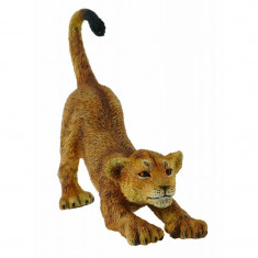 Figurina Pui de leu care se intinde S Collecta, 6 x 5 cm