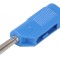 Mufă banană albastră 4mm 30A 33VAC 60VDC
