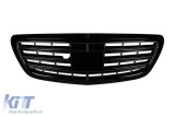 Grilaj lacuit negru tip A Design potrivit pentru Mercedes S-Class W222 2013-2020 pentru modelul cu Distronic si Night Vision Performance AutoTuning