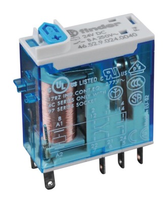 Releu 24Vdc 2c 15A 46.52.9.024.0074 foto