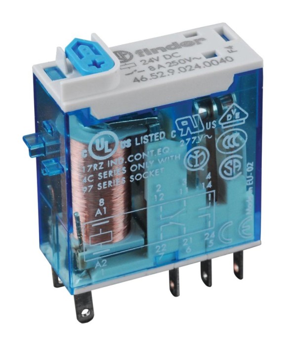 Releu 24Vdc 2c 15A 46.52.9.024.0074