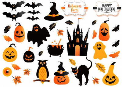 Sticker decorativ Halloween - 50x70 cm foto