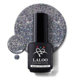 &Nu;&omicron;.465 Steel Glitter w/ green sequin | Laloo gel polish 15ml