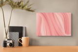 Tablou Canvas Abstract Floral Roz pentru Decorarea Interiorului, 39 x 26 cm, CMCLASS