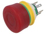 Comutator Siguranță IDEC 16mm 2 NC Alb IP65