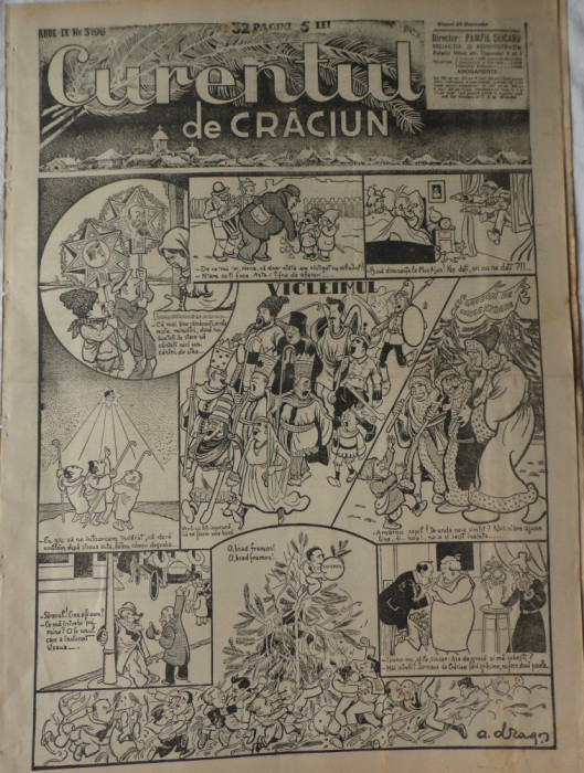 Curentul de Craciun, 25 decembrie 1936, numar special, Pamfil Seicaru, 32 pag.