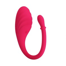 Ou Vibrator Undine, Bluetooth Control, Aplicatie Mobila, Silicon, USB, Roz