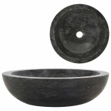Cumpara ieftin Chiuveta, negru, 40 x 12 cm, marmura