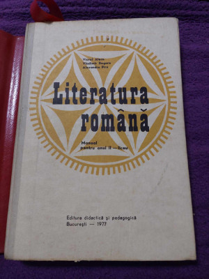 LITERATURA ROMANA-1977-Viorel Alecu-Vladimir Dogaru-Alexandru Piru,Copert GROASE foto