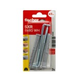 Diblu din nylon cu c&acirc;rlig Fischer SXR 8x80 WH, cod 563089
