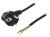 Cablu Electric 3x1mm2 PVC 5m Negru 16A 250V
