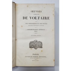OEUVRES COMPLETES DE VOLTAIRE, TOME LXII - PARIS, 1828