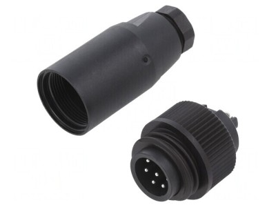 Conector Circular Mufă Tată 7-Pin RD24 Neecranat foto
