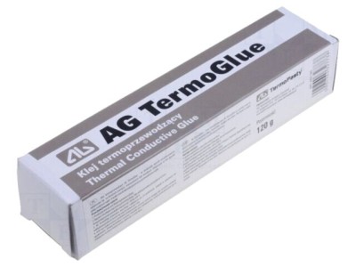 Adeziv termoconductor AG TERMOPASTY Termoglue 1W/mK 120g 5&amp;divide;15min foto