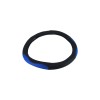 Husa volan piele cu gaurele Marime -M culoare negru+albastru Cod: K436