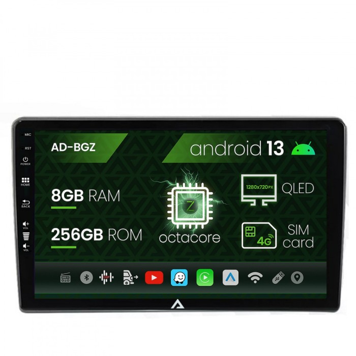 Navigatie Kia CEED (2006-2012), Android 13, Z-Octacore 8GB RAM + 256GB ROM, 9 Inch - AD-BGZ9008+AD-BGRKIT147