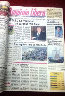 Ziarul ROM&amp;Acirc;NIA LIBERĂ luna NOIEMBRIE 2006, colecție completă, REDUCERE! foto