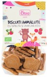 Biscuiti animalute cu spelta si zmeura bio 100g Obio