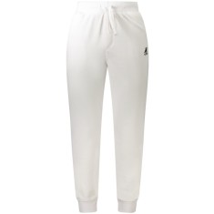 U.S. Grand POLO Pantaloni barbati de trening de vara cu logo brodat, alb, S