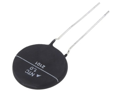 Rezistor NTC 1&amp;Omega; THT 7,5mm foto