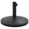 Gossi suport umbrela de soare rotund, negru, 10 kg, polirasina
