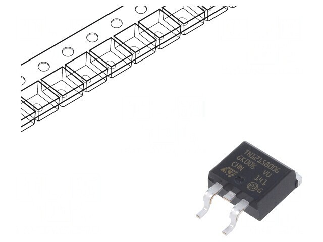 Tiristor 800V 12A 8A D2PAK SMD Rola Banda