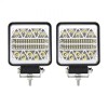 Set 2 x Proiectoare auto, Patrate, 102W per proiector, Universal