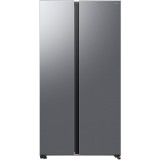 Side by side Samsung RS70F65QETEO, 659 l, SmartThings AI Energy, Full No Frost, Mono Cooling, Compresor Digital Inverter, Clasa E, H 178.4 cm, Inox