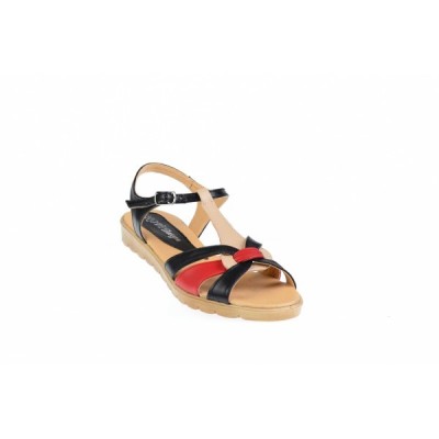Oferta marimea 40 - Sandale dama, din piele naturala, cu platforme - LS51NBR foto