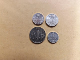 Moldova Lot 4 monede (1,5.25 bani, 1 leu)