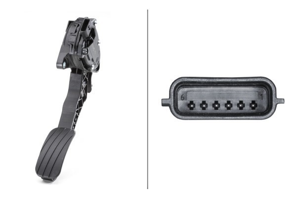 HELLA 6PV 009 978-751 Senzor, pedala acceleratie