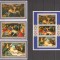 NIUE 1980 PICTURA PASTE ( bloc + 3 colite de lux dt.) MNH