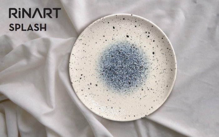 Rinart Placa de service - Splash - Por&Aring;&pound;elan - 13 cm - set de 2