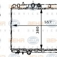 Radiator, racire motor PEUGEOT 206 SW (2E/K) (2002 - 2016) HELLA 8MK 376 717-531