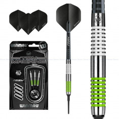 Set darts soft Winmau TON MACHINE 80% wolfram 18g foto