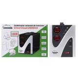 Resigilat : Stabilizator de tensiune SilverCloud 2000VA 1200W 9.1A iesire 230V &plusmn;